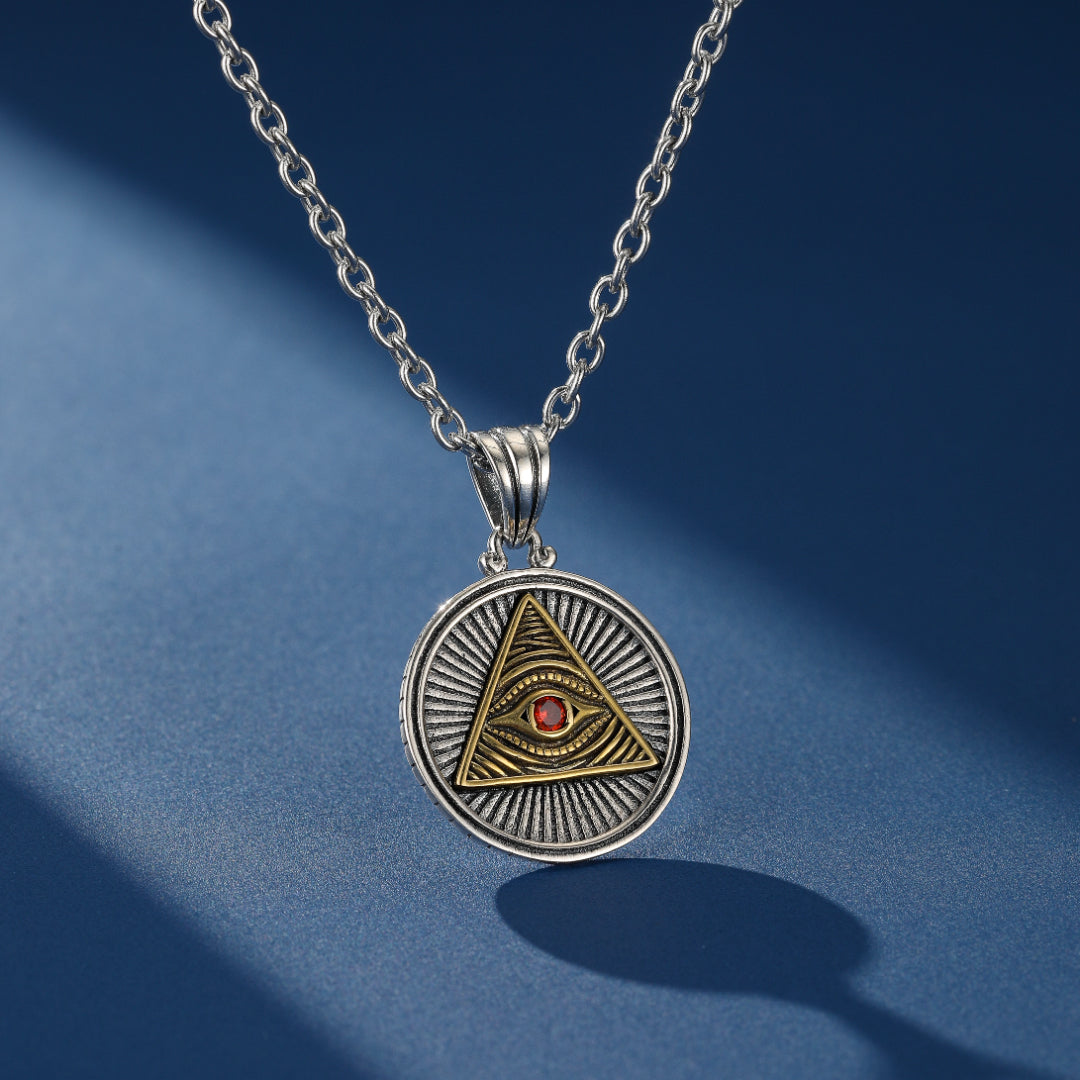 Eye of Horus Necklace – Mystical Vision, Sterling Silver 925