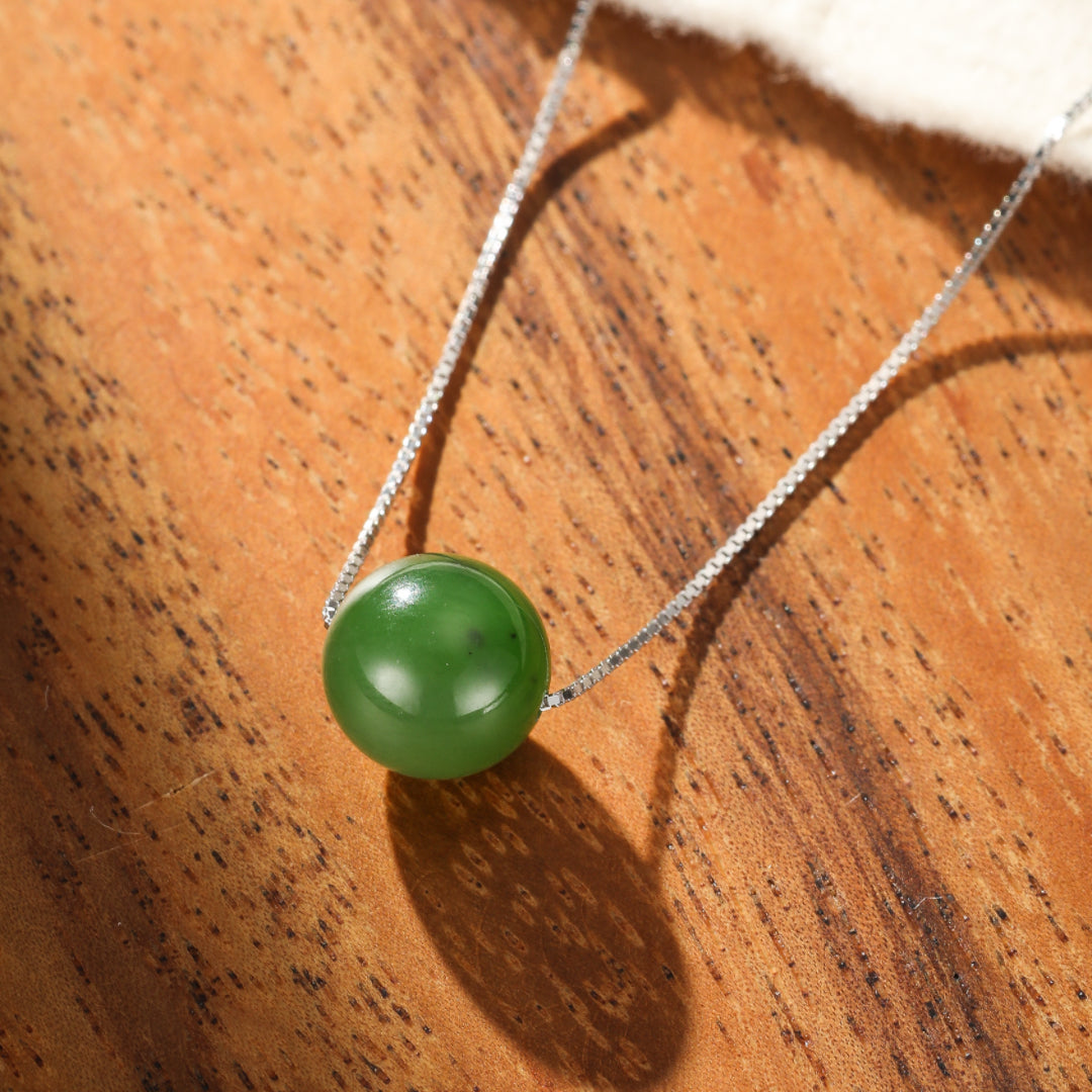 Collier Jade – Élégance Naturelle, Argent 925