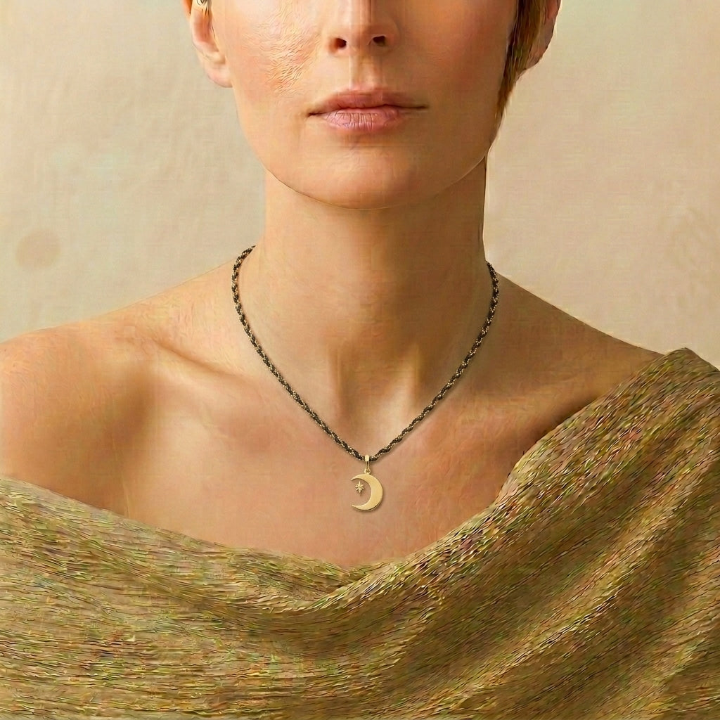 Collier Lune – Ciel d'Amour