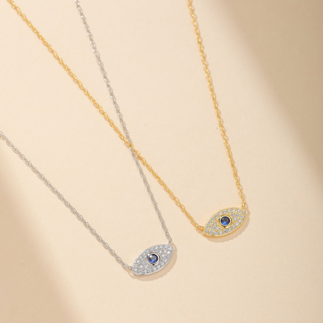 Evil Eye Necklace â Mystical Guardian, 925 Sterling Silver
