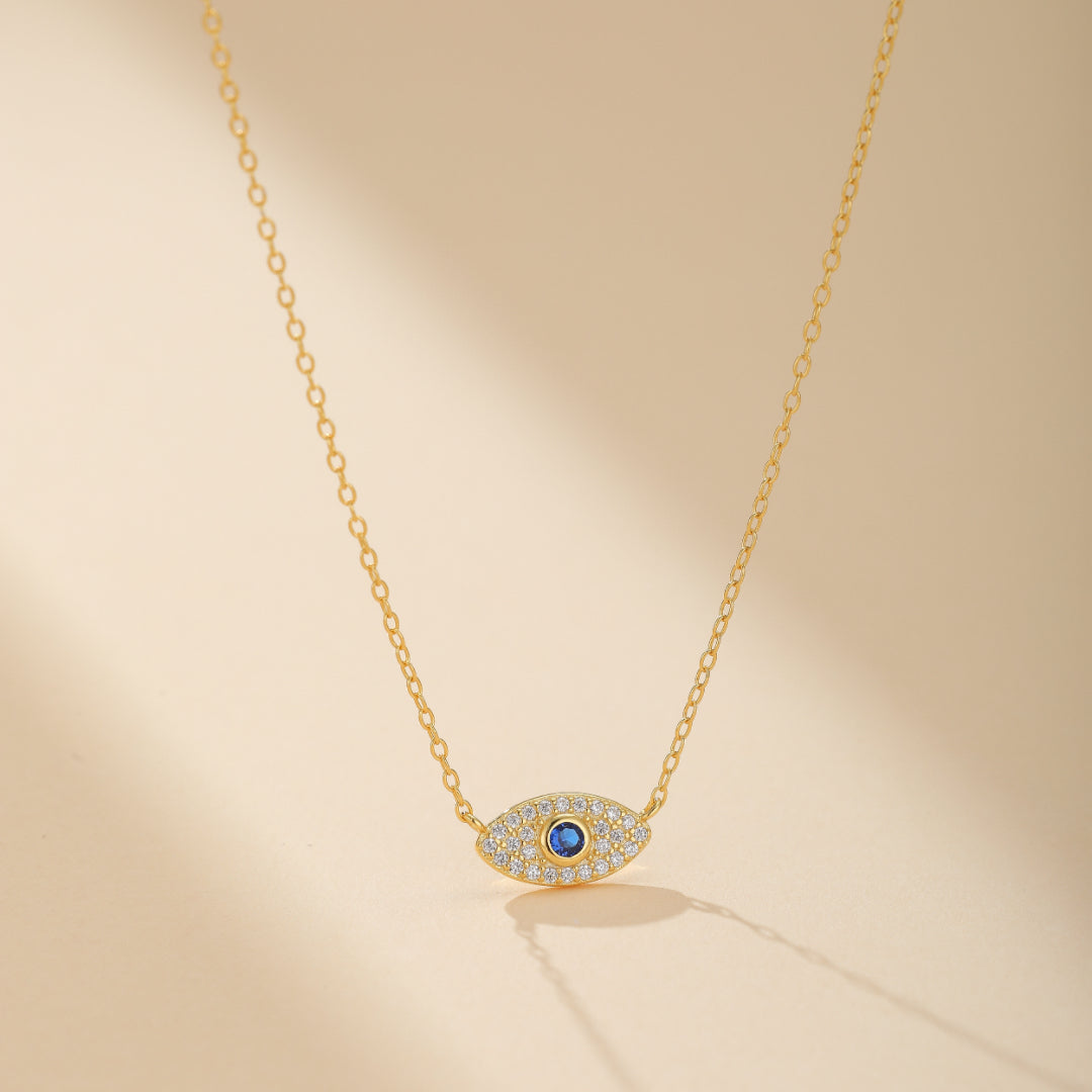 Collier Mauvais Œil – Garde Mystique, Argent 925