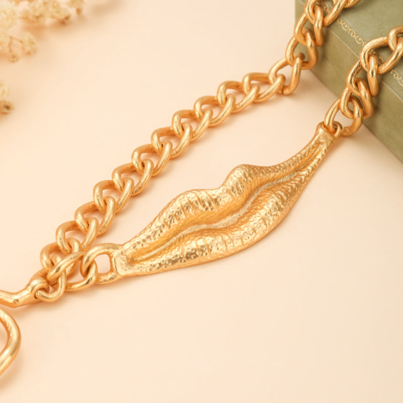 Collier Obsidienne – Vintage Spirale