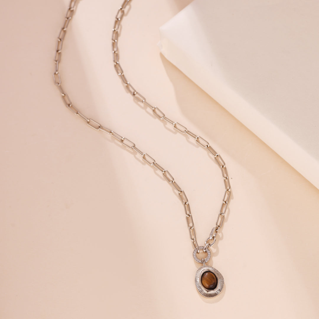 Collier Œil de Tigre – Harmonie Naturelle