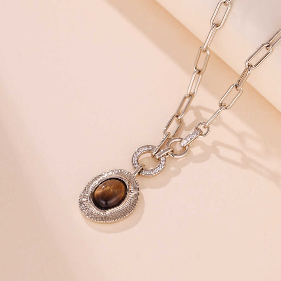 Collier Œil de Tigre – Harmonie Naturelle