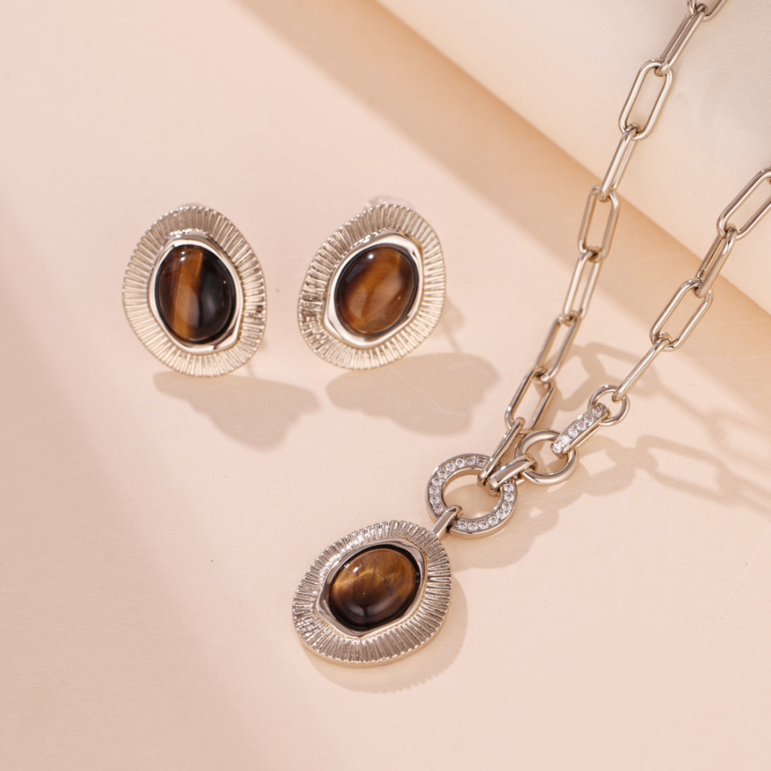 Collier Œil de Tigre – Harmonie Naturelle