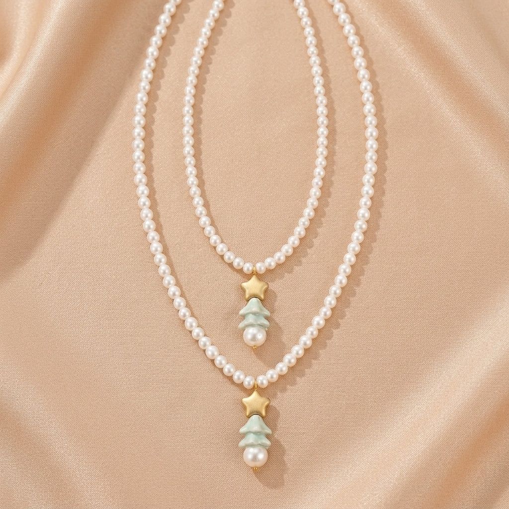 Pearl Tree of Light Necklace for Women and Children - Moment Ici