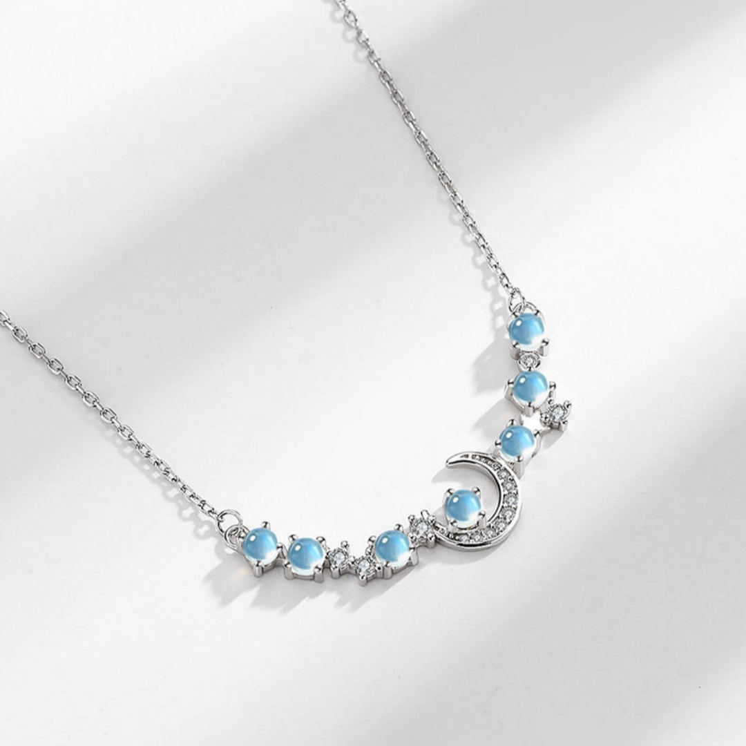 Collier Pierre de Lune – Souffle de Lune, Argent