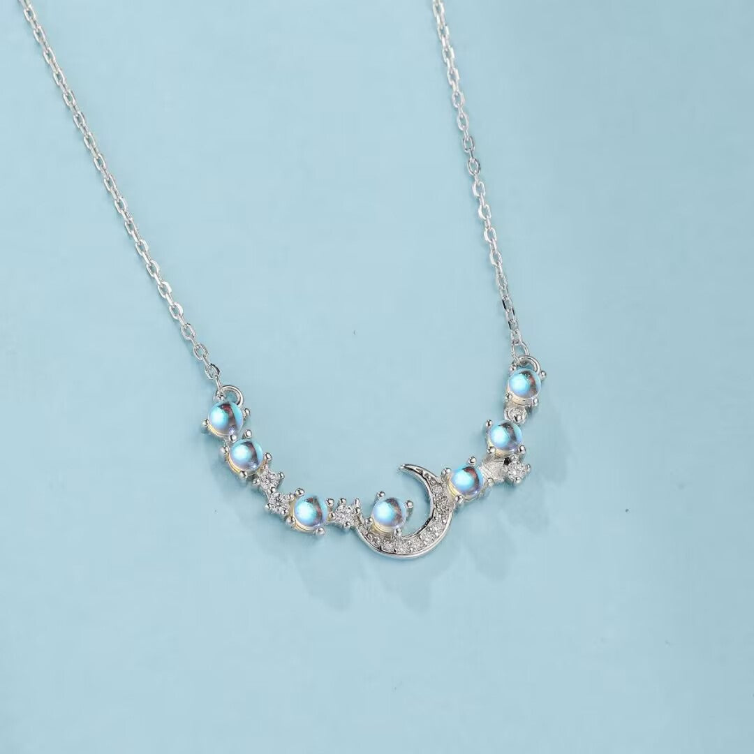 Collier Pierre de Lune – Souffle de Lune, Argent
