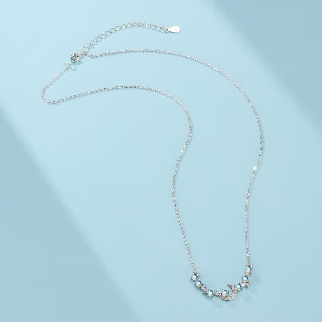 Collier Pierre de Lune – Souffle de Lune, Argent