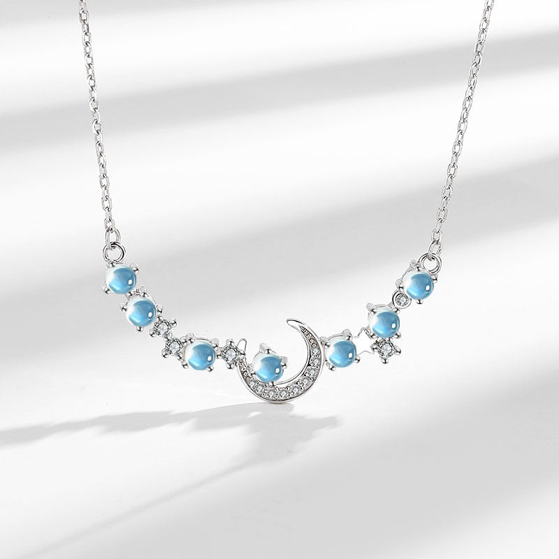 Collier Pierre de Lune – Souffle de Lune, Argent
