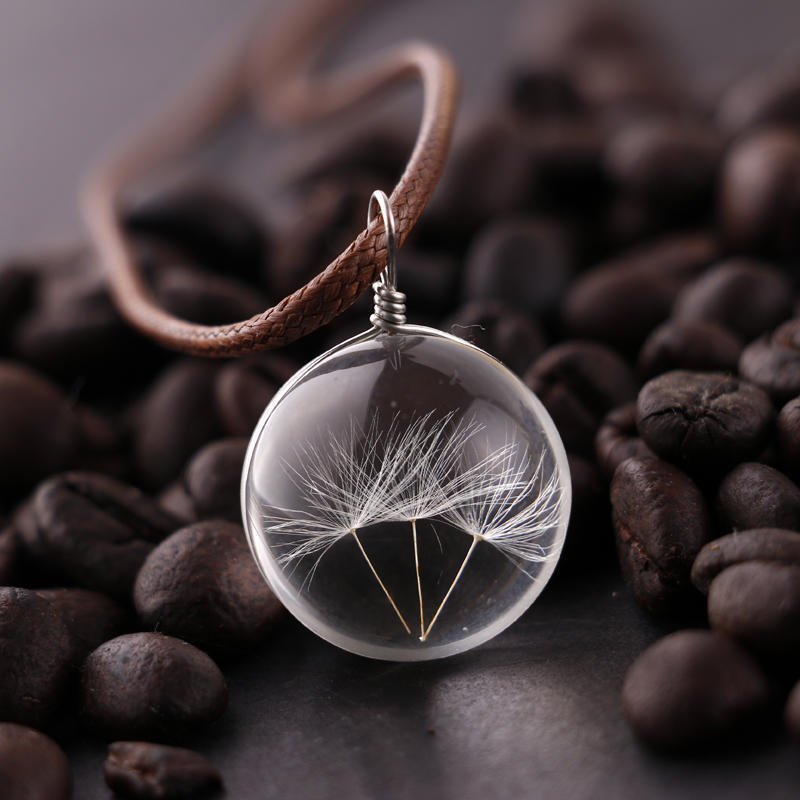 Dandelion Necklace – Eternal Wishes