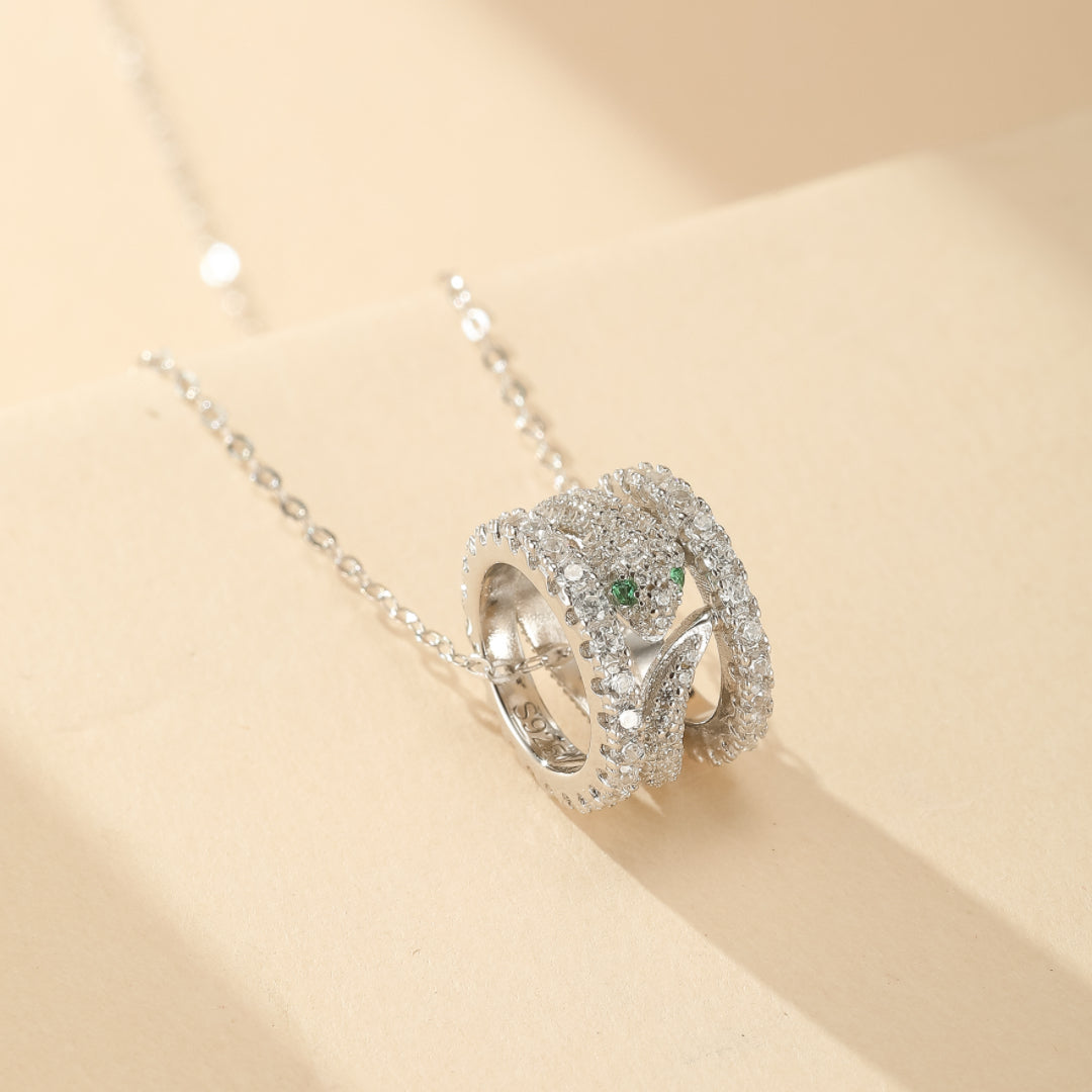 Collier Serpent – Envol des Marées, Argent