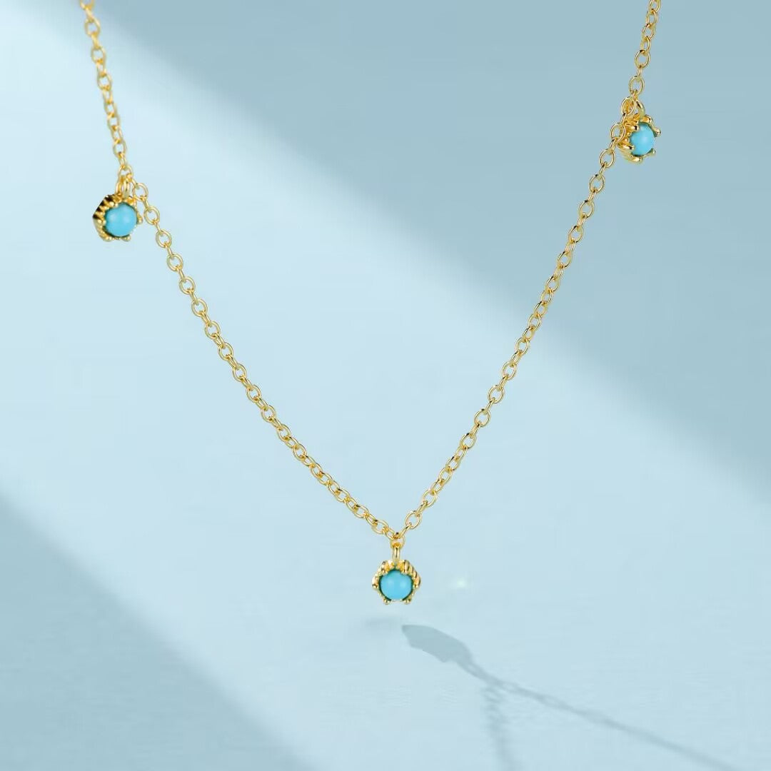 Collier Turquoise – Souffle Ancestral, Argent