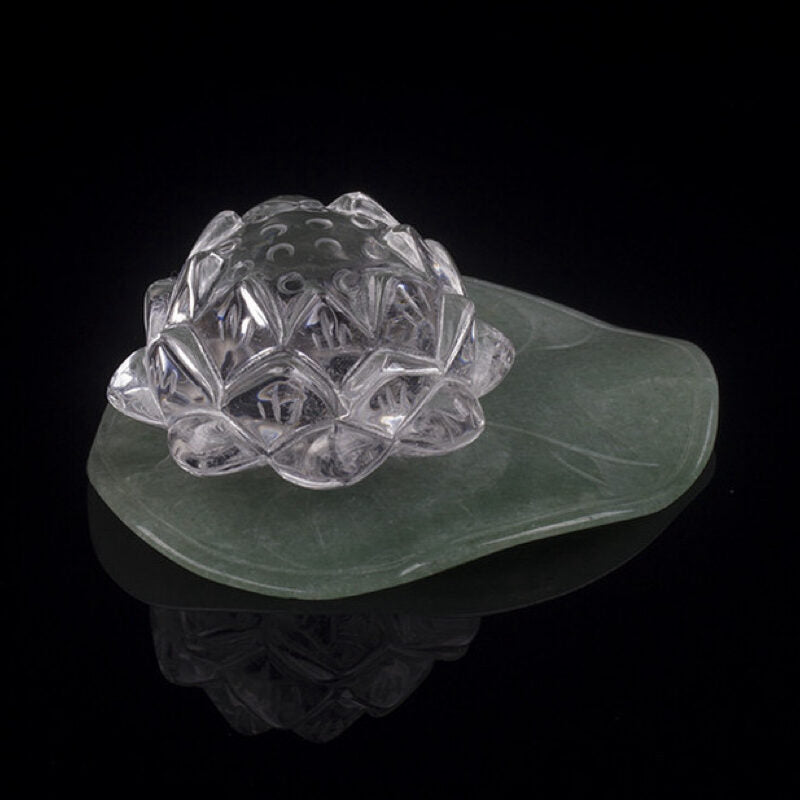 Encensoir Quartz Clair – Lotus Apaisant