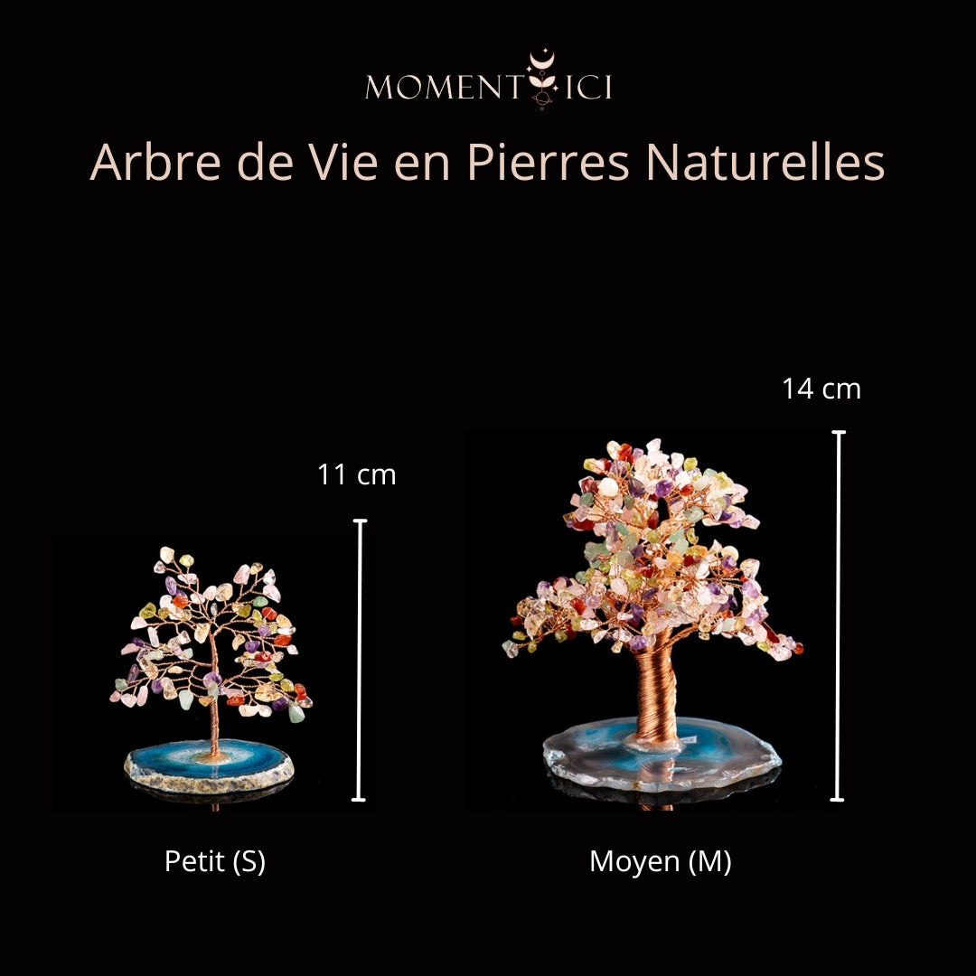 Équilibre - Arbre de Vie en 7 Chakras et Agate