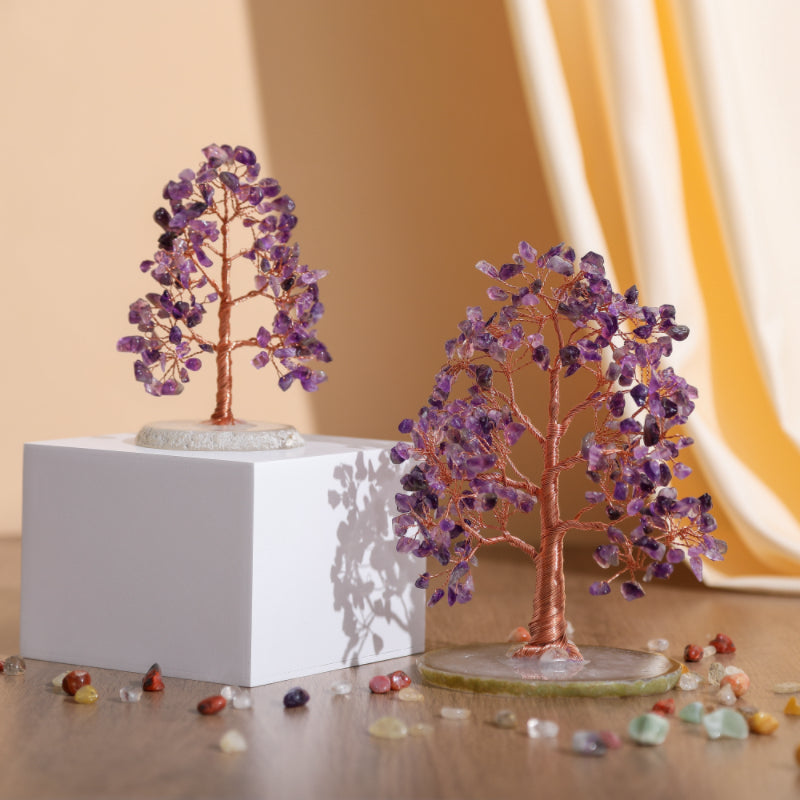 Lumière Intérieure – Arbre de Vie en Améthyste