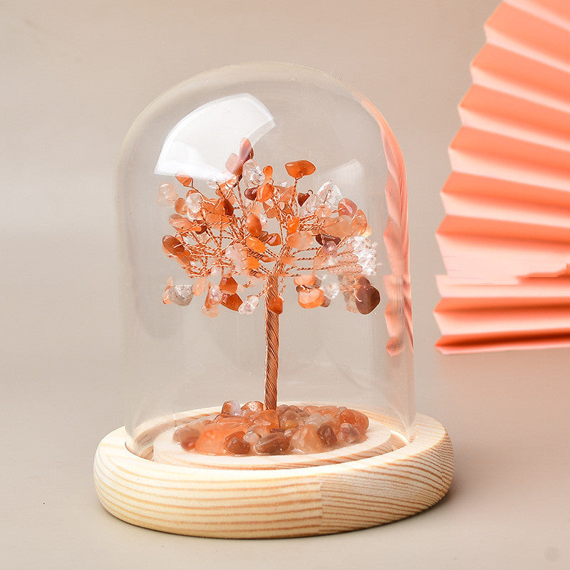 Minimaliste Japonais - Arbre de Vie Lumineux en Pierres Naturelles