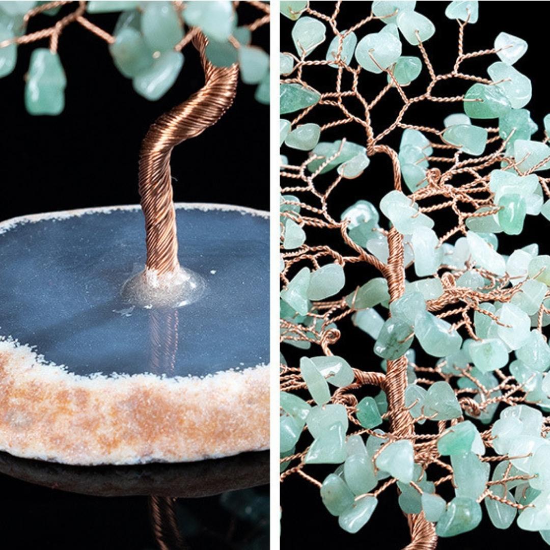 Opportunité - Arbre de Vie en Aventurine et Agate