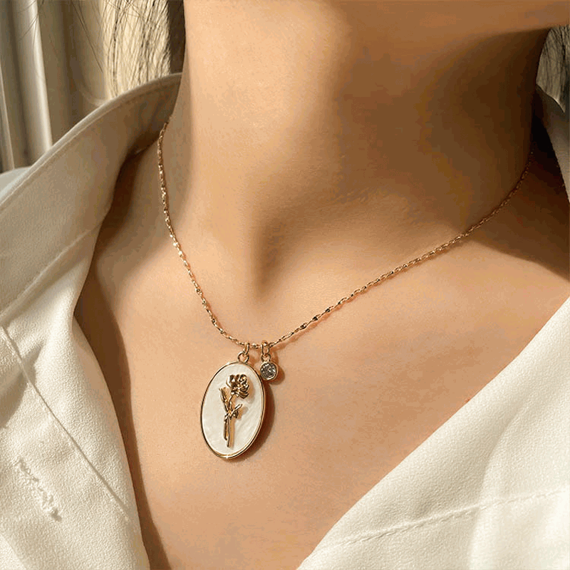 Pendentif 12 Pierres de Naissance – Romance