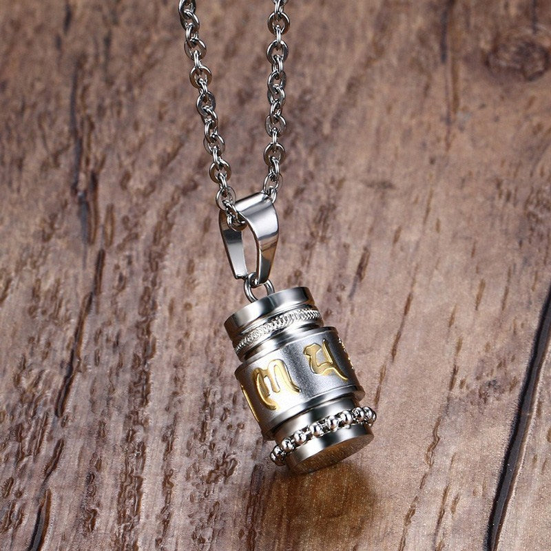 Pendentif 'Mes vœux' Six Mantras Om Mani Padme Hum