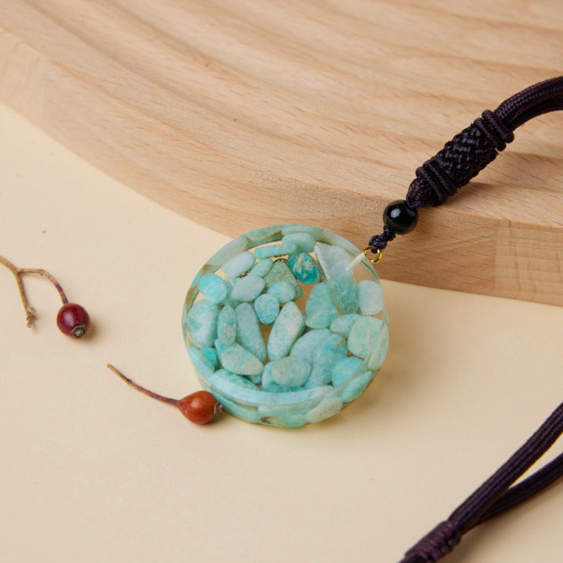 Amazonite Eye of Horus Pendant – Clairvoyance