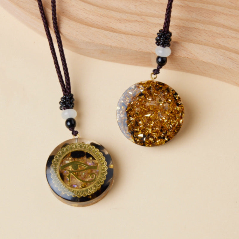 Pendentif Orgonite en Agate – Cristal Magique