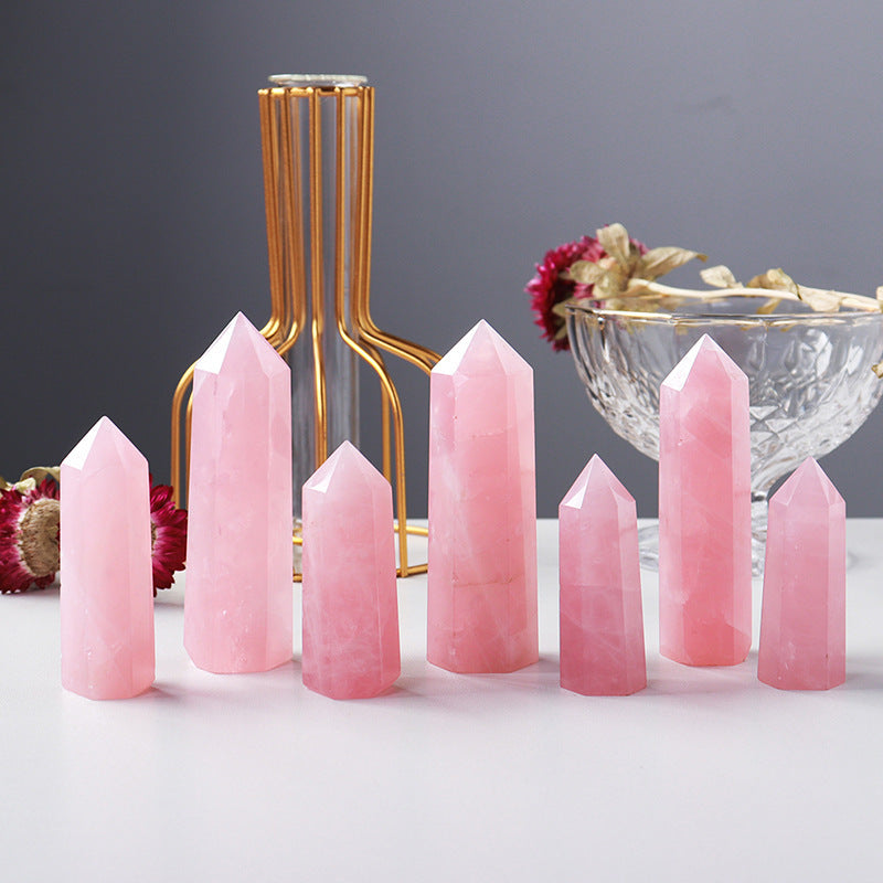 'Love' Point in Rose Quartz