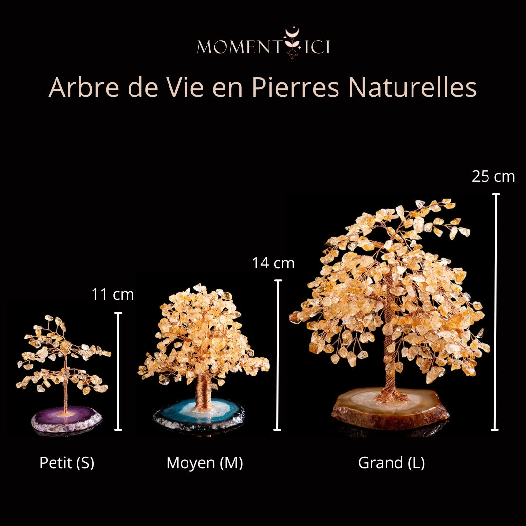 Prospérité - Arbre de Vie en Citrine et Agate