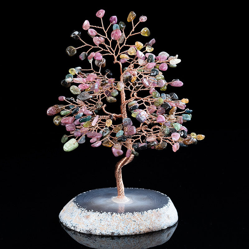 Revitalization - Life Tree in Tourmaline and Agate