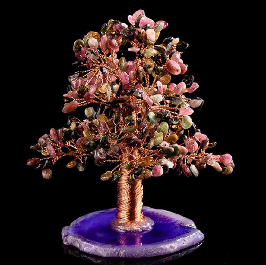 Revitalization - Tourmaline and Agate Tree of Life