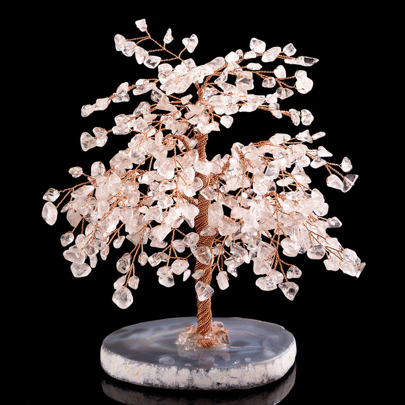 Health and Success - Large Clear Quartz Tree of Life