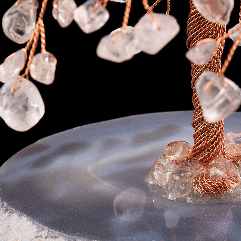 Health and Success - Large Clear Quartz Tree of Life