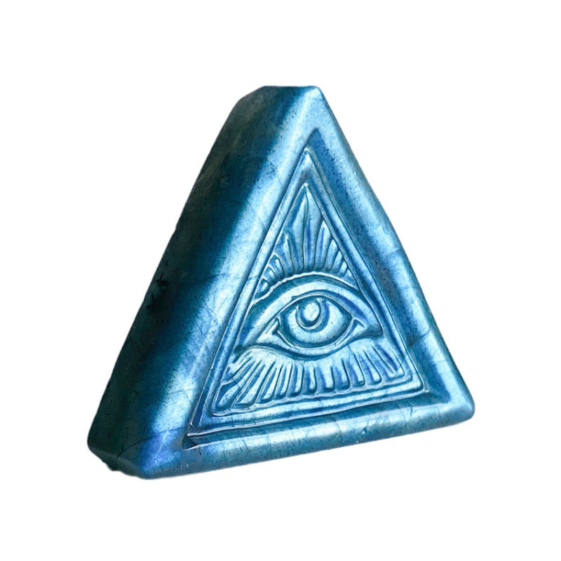 Sculpture Eye of Horus in Labradorite – Clairvoyance