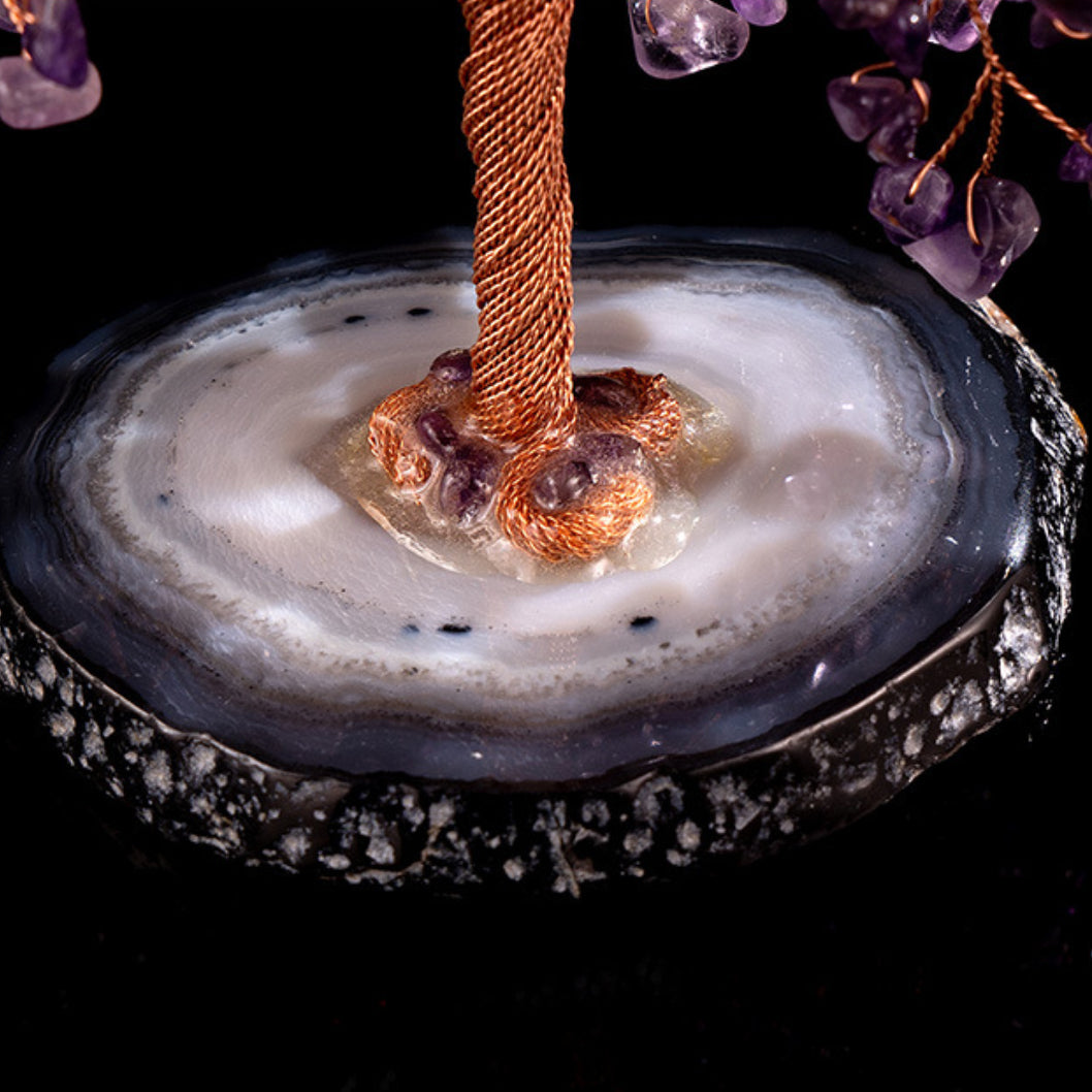 Spirituality - Amethyst and Agate Tree of Life