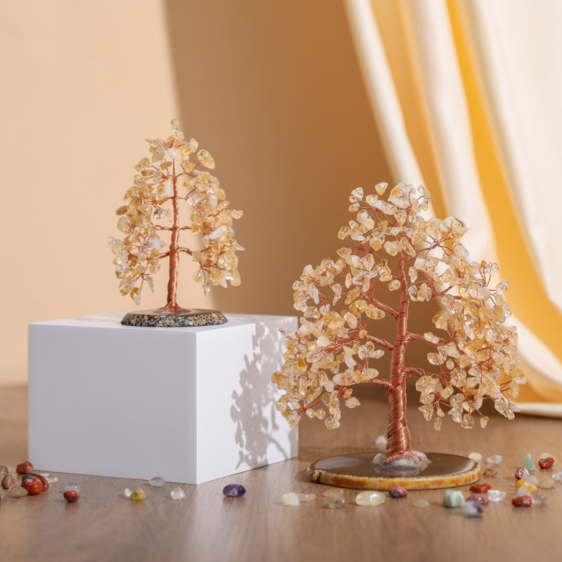 Vitalité et Fortune – Arbre de Vie en Citrine