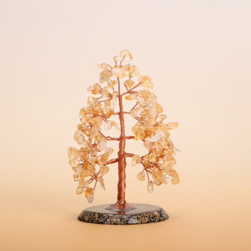 Vitalité et Fortune – Arbre de Vie en Citrine