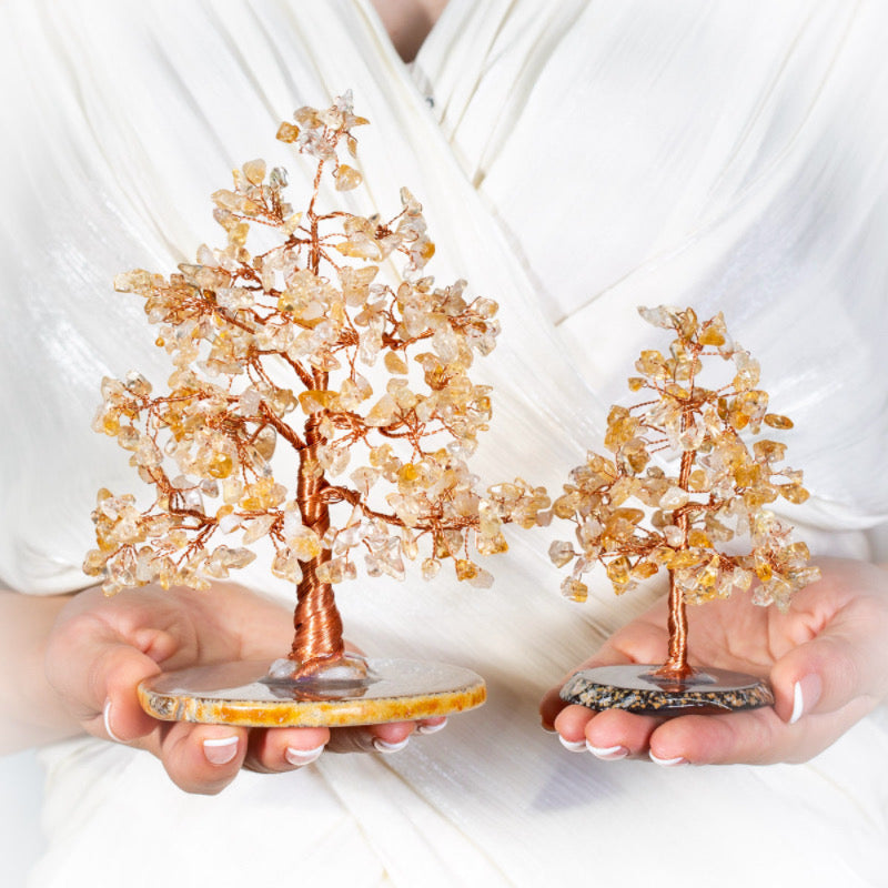 Vitalité et Fortune – Arbre de Vie en Citrine