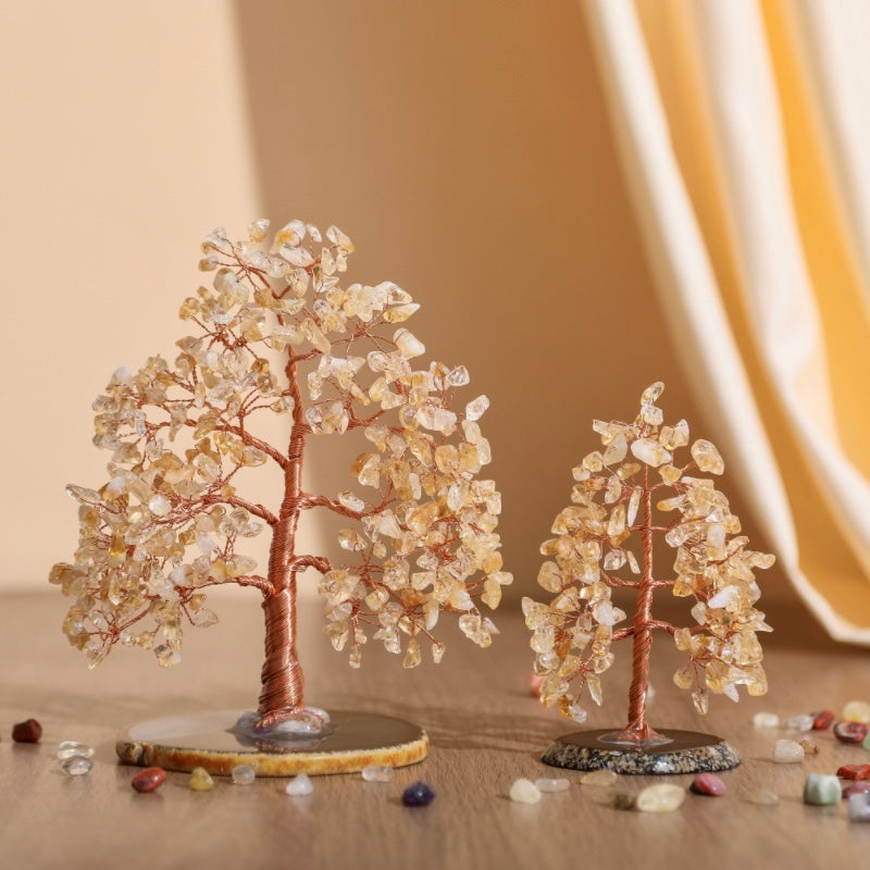 Vitalité et Fortune – Arbre de Vie en Citrine