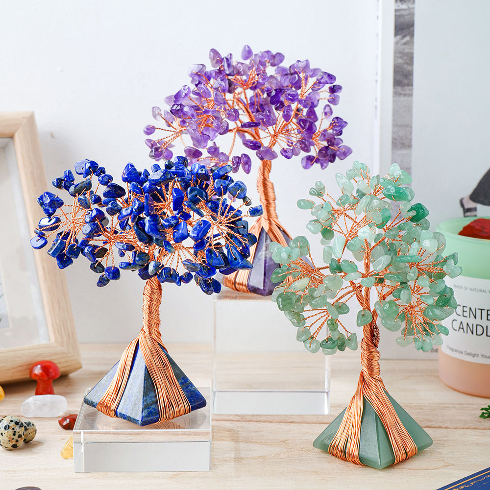 Zenitude - Arbre de Vie et Pyramide en Pierre Naturelle