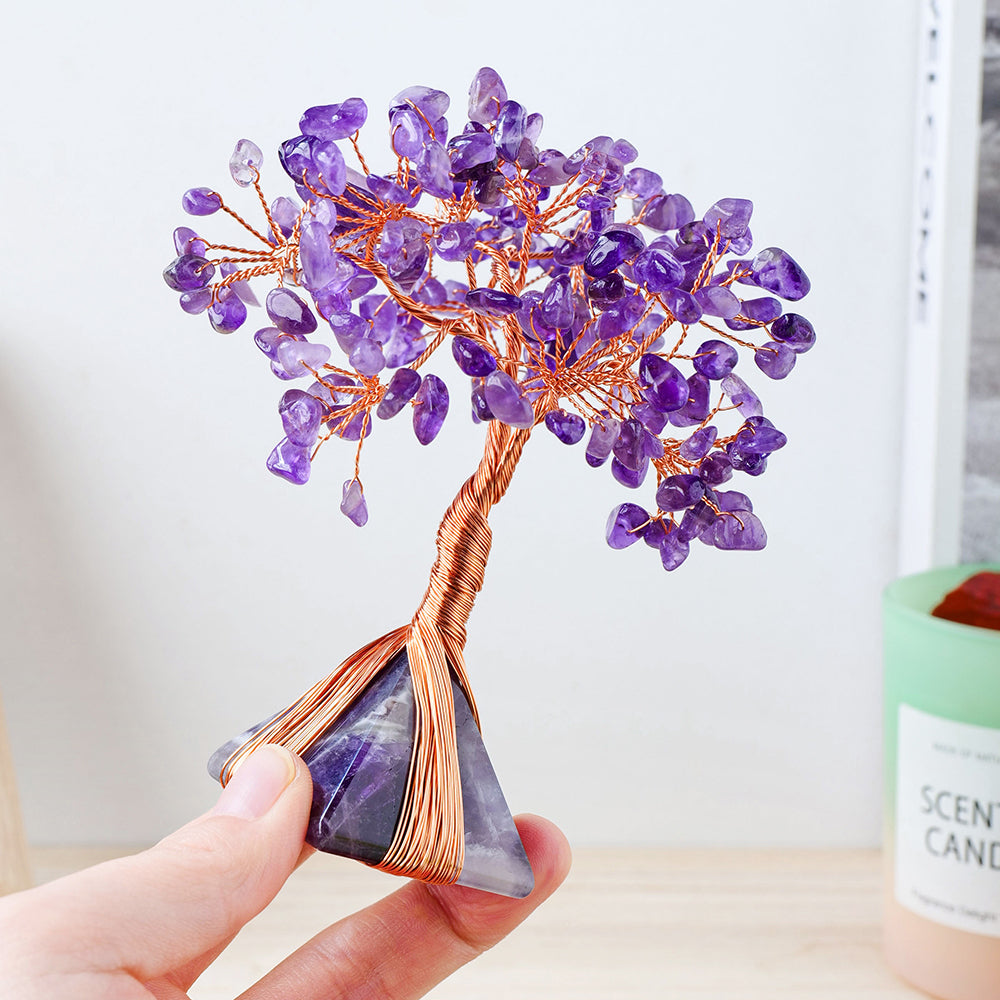 Zenitude - Arbre de Vie et Pyramide en Pierre Naturelle