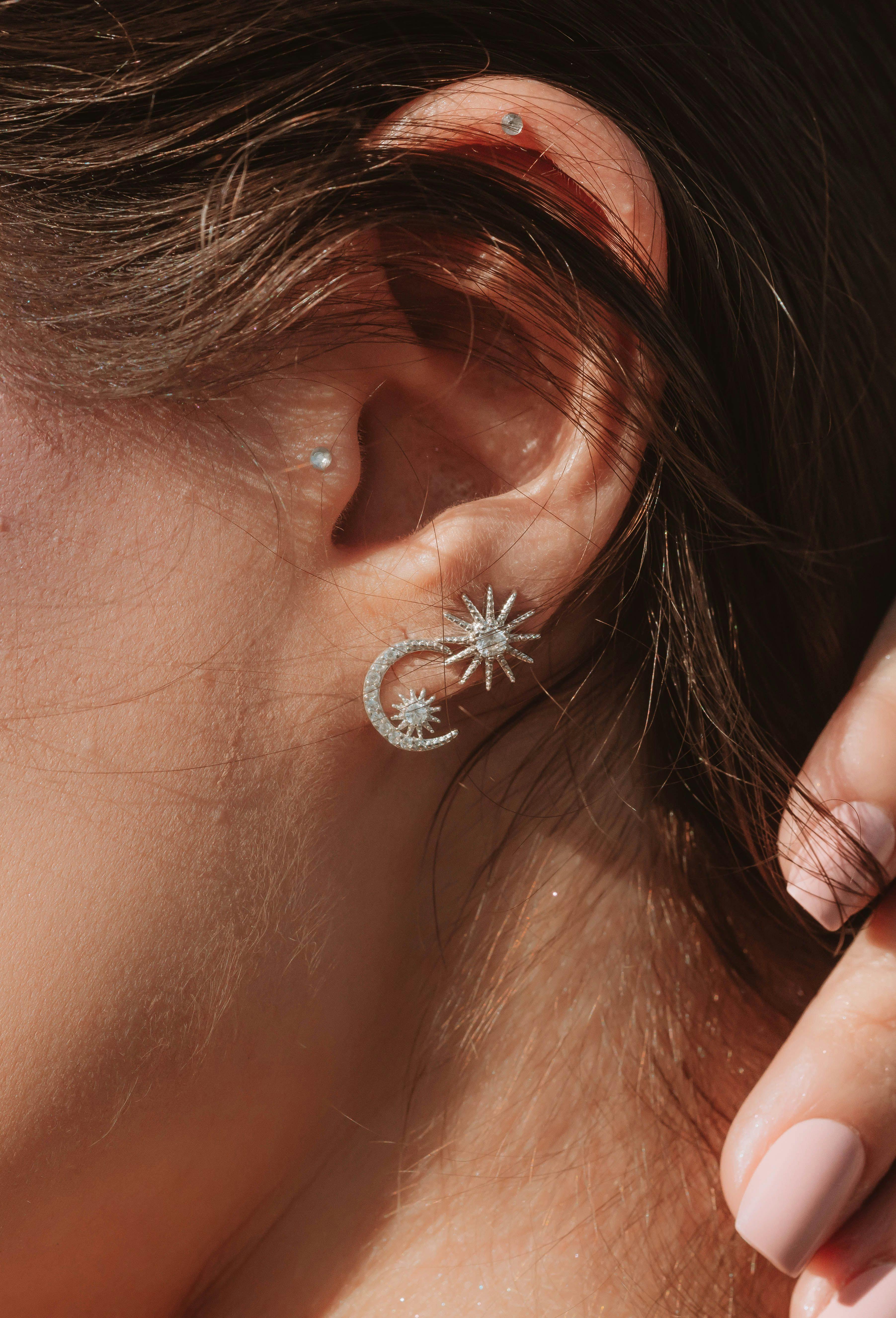 Boucles d'oreilles Pierre de Lune