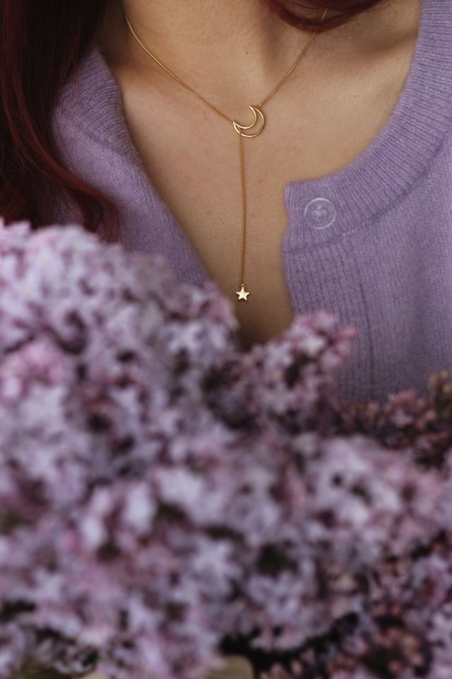 Collier Lune et étoile