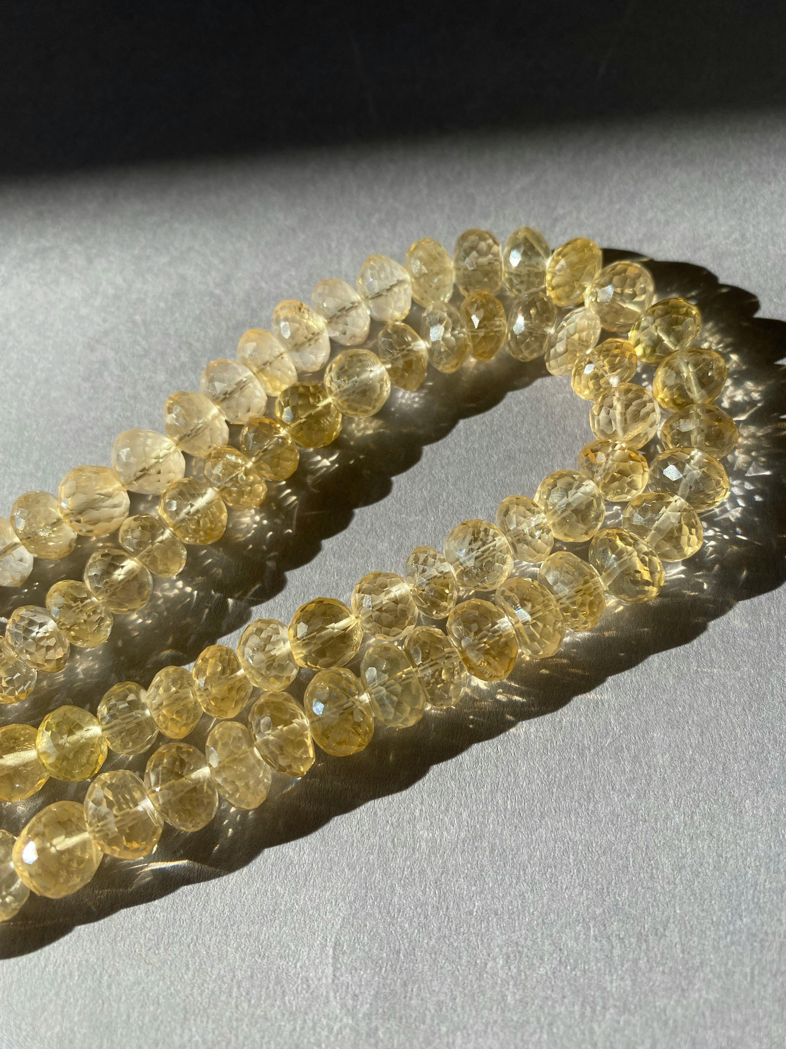 Collier Citrine