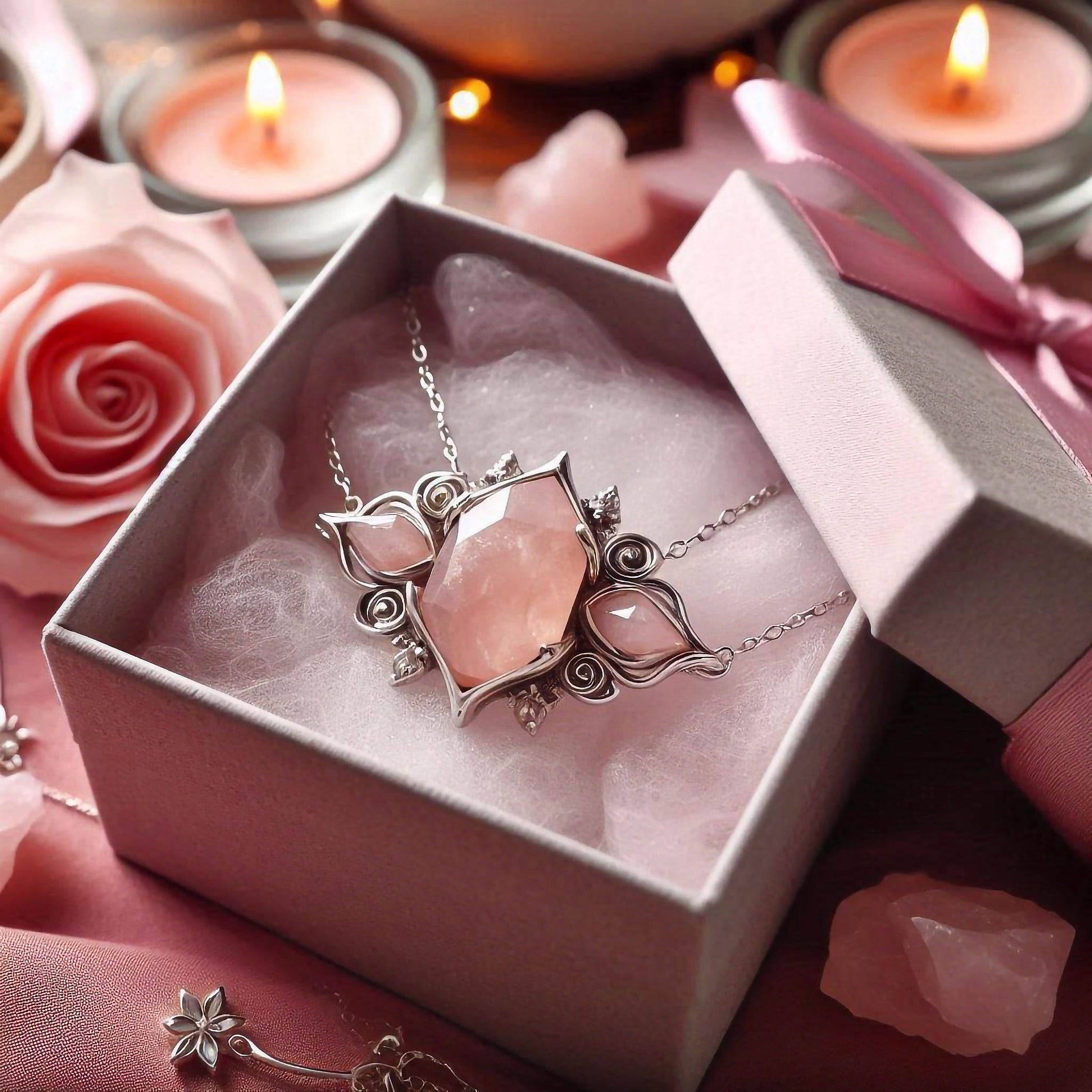 Pendentif Quartz Rose : Comment ouvrir votre Chakra du Cœur ?