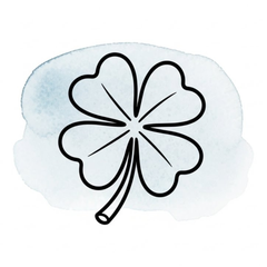 Bijoux Symbole Trèfle à Quatre Feuilles