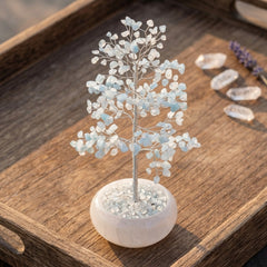 Arbre de Vie Aigue Marine — Bijoux et Créations Moment Ici