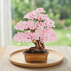 Arbre de Vie Quartz Rose — Bijoux et Créations Moment Ici