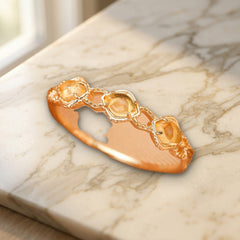 Bague Citrine — Bijoux et Créations Moment Ici