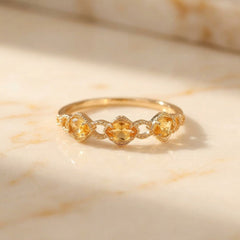 Bague Citrine — Bijoux et Créations Moment Ici