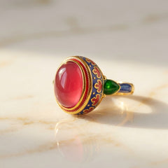 Bague Cornaline — Bijoux et Créations Moment Ici